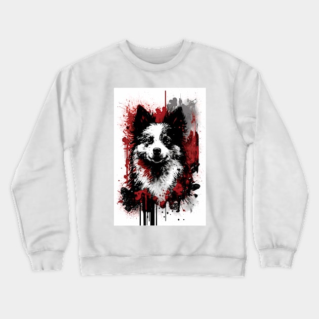 American Eskimo Dog Crewneck Sweatshirt by TortillaChief